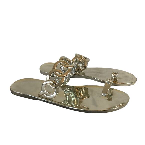 NWOT Casual Toe Loop Detailing Jelly Slippers - Picture 2 of 9